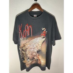 Korn "Follow The Leader" Mexican Vintage Reprint Single Stitch Resurreccion Tag